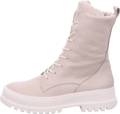 A single light gray boot is shown against a white background.