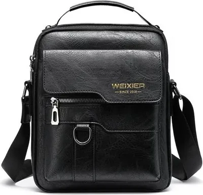 Produktbild von Modische Umhängetasche - Geeignet für die Freizeit - Kunstleder - Schwarz