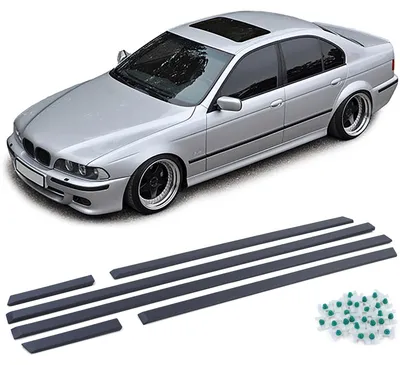 Für BMW E39 Limo 95-03 Türleisten Seitenleisten Zierleiste LINKS RECHTS CLIPS in der Farbe von Carparts-Online GmbH