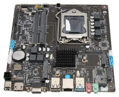 Zdjęcie produktu dla Płyta główna H81 w formacie Mini-ITX z gniazdem LGA 1150, obsługą dwukanałowej pamięci DDR3, przeznaczona dla procesorów Core i3, i5 oraz i7 czwartej i piątej generacji do komputerów typu All-in-One