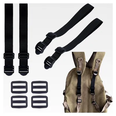 Produktbild von 2er Pack Rucksackverlängerungen für Schultergurte von Rucksäcken und Reisetaschen