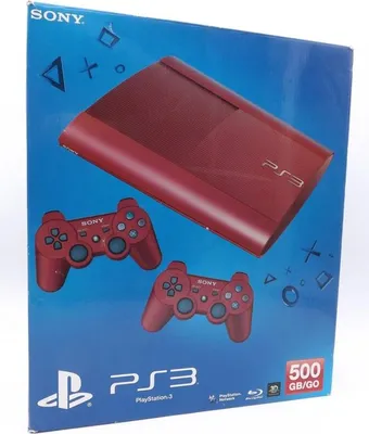 Produktbild von Sony PlayStation 3 Super Slim Konsole 500 GB Garnet Red Rot PS3 in