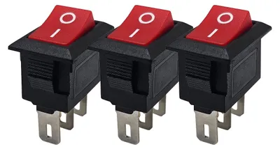 Produktbild von ProRide Mini-Wippschalter KCD1-11, 3-polig, 13 x 8 mm, rot, 3 Stück