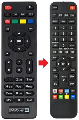 Produktbild von Fernbedienung passend für DIGIQUEST DGQ990-HD | EASYSCART