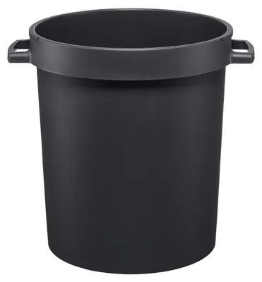 Abfalleimer 45 l schwarz lebensmittelecht 42x51x46 cm