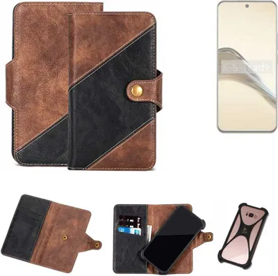 Produktbild von K-S-Trade Handyhülle Schutzhülle Bookstyle Case kompatibel mit Realme 13 Pro+ 5G Klapphülle Cover Hülle Schutztasche 1x