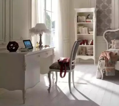 Produktbild von Designer Komplett Schreibtisch Stuhl Schlafzimmer Italienische Stil Möbel