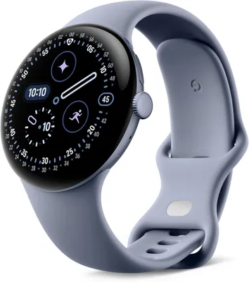 Immagine prodotto di Google Pixel Watch 4 45mm LTE Satin Moonstone Sportarmband Moonstone blau