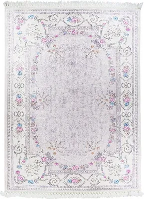 Produktbild von Dinarsu Waschbarer Teppich 1008-Beige 4mm 6x Größen Läufer Beige : 120x160 cm