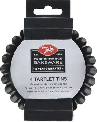 Produktbild von Törtchenformen mit abnehmbarem Boden PERFORMANCE - 10 cm (4 Stk.) Tala