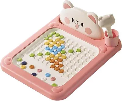Imagen del producto de Juego educativo interactivo para niños, una pizarra magnética compacta con bolígrafo, ideal para niños de 3 a 5 años.
