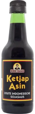 Obrázok produktu pre Kokki Djawa Ketjap Asin – indonézska sójová omáčka, 250 ml – autentická a pikantná