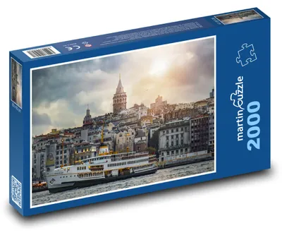 Produktbild von Puzzle 2000 Istanbul und der Galataturm - martinpuzzle