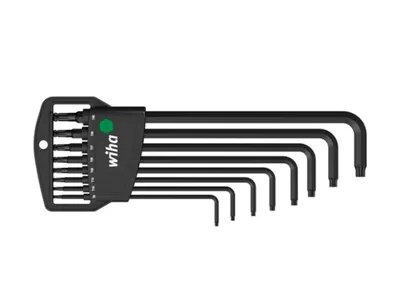 Image de Jeu de clés mâles dans porte-embouts Classic TORX à tête sphérique 8 pces oxydé noir en emballage carton SB (32395)