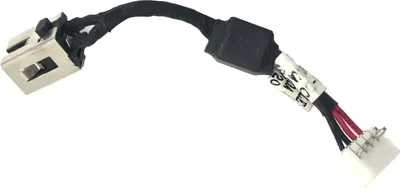 Image de Prise d'alimentation DC Jack Prise de charge DC IN Câble compatible avec QFKAA P/N : DC30100IU00