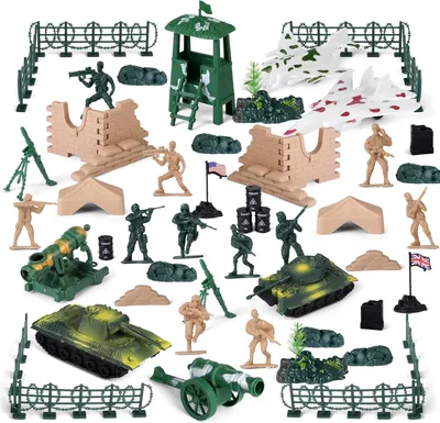 Image de Solidchoice - Ensemble de 90 pièces de figurines articulées