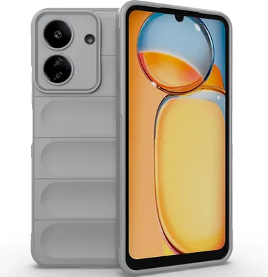 Produktbild von Handyhülle für Xiaomi Redmi 13C /Poco C65 Weich TPU Silikon Stossfest Anti-rutsch Hülle Grau