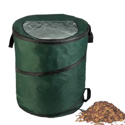 Produktbild von Faltbarer Camping-Müllbehälter mit Deckel, 48 x 56 cm