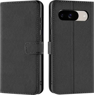 Produktbild von Conie Klapp Tasche für Google Pixel 9 Kartenfach Rundumschutz Hülle in Schwarz