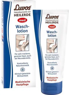 Produktbild von LUVOS Naturkosmetik MED Wasch- und Duschlotion 200ml PZN 11017647