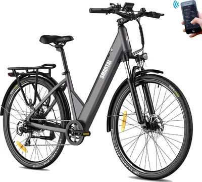 Produktbild von F28 Pro Bike s APP, elektrický bicykel 27.5 palca, ECitybike 36V 14.5Ah batéria, max. rozsah až 55-110km, bicykel 250W 25km/h, Shimano 7s trekkingový bicykel mestský bicykel muži ženy