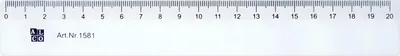 Produktbild von Alco Kunststofflineal flexibel 20cm transparent