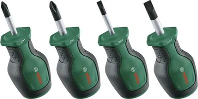 Produktbild von Handwerkzeuge Schraubendreher-Set, kurz 4-tlg.
