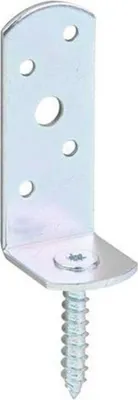 Image de Support de clôture tressé Alberts, en forme de L, galvanisé, 115x31,5