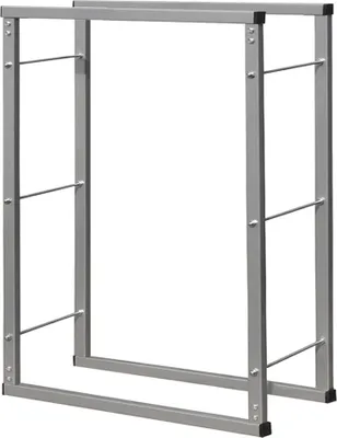 Produktbild von V2Aox Kaminholzständer Metall, Kaminholzregal innen, Holzständer Regal für Aufbewahrung von Kaminholz, Brennholz und Feuerholz