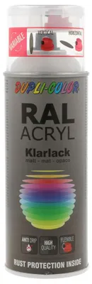 Produktbild von DUPLI-COLOR RAL Klarlack, matt, 400 ml