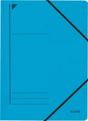 Produktbild von Leitz Eckspanner 39800035 DIN A4 250Blatt Karton blau