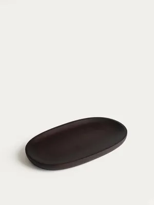 Obrázok produktu pre HOMLA CEDRIC – Podnos na tablety z teakového dreva, 23 × 14 × 2,2 cm