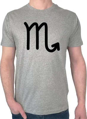 Produktbild von Huuraa Herren T-Shirt Skorpion Sternzeichen Zeichen 3XL Sport Grey Bio Baumwolle Fairtrade Herrenshirt Geschenkidee