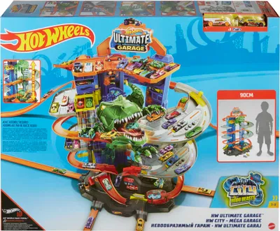 Obrázok produktu pre Hot Wheels City GJL14, Súprava vozidla a dráhy, 5 rok / roky, Plast, Viacfarebný