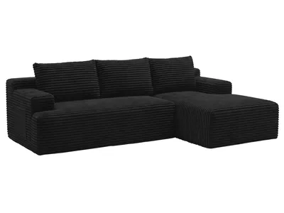 Produktbild von GLP 238 cm modulares Sofa, Ecksofa mit Recamiere rechts, 4-Sitzer mit breiten Armlehnen, seitliche Staufächer, L-förmige Couch mit tiefer Sitzfläche