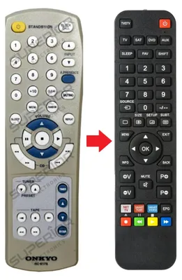 Produktbild von Ersatz Fernbedienung für Onkyo CR-305 | CR-306 | CR-305FX | CR-505DAB