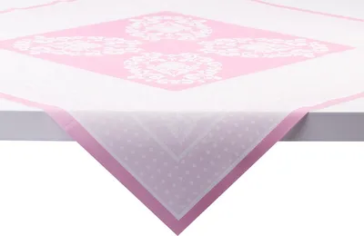 Produktbild von Sovie HOME Tischdecke Bine in Rosa aus Linclass® Airlaid 80 x 80 cm, 1 Stück - Ornamente