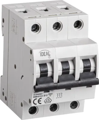 Image de Disjoncteur Kanlux KMB6-B10/3 3P, B, 10 A, 6 kA