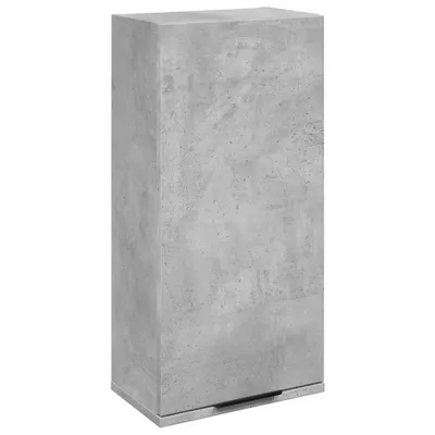 Zdjęcie produktu dla vidaXL Szafka łazienkowa naścienna betonowa szara 32x20x67 cm