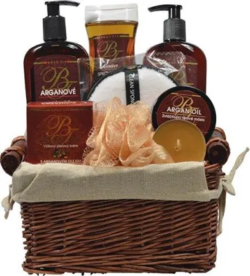 Obrázok produktu pre Arganové darčekové balenie v prútenom košíku