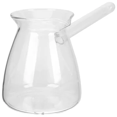 Produktbild von Omgoods – Türkischer Kaffeekocher und Milchwarmer – Handgefertigte Cezve aus Glas
