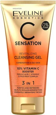 Produktbild von Eveline Cosmetics C Sensation Revitalizing Cleansing Gel 150ml