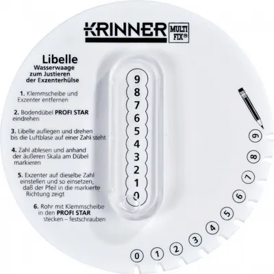 Produktbild von Dreifke® Wasserwaage für die Zentriervorrichtung, zum Ausrichten des Schraubf...