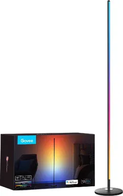 Produktbild von Govee RGBICW, Intelligente Bodenbeleuchtung, Wi-Fi/Bluetooth, Schwarz, 802.11b, 802.11g, Wi-Fi 4 (802.11n), Wi-Fi 7 (802.11be), LED, Multi