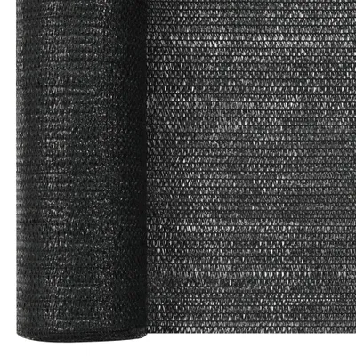 Obrázok produktu pre vidaXL plotový panel čierny 1,2x10 m HDPE 75 g/m²