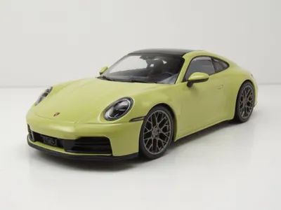 Produktbild von Minichamps 155064021 Porsche 911 (992.2) Carrera Coupe 2024 gelb metallic 1:18