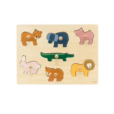 Obrázok produktu pre Trixie Drevené puzzle so zvieratkami, 7 dielov