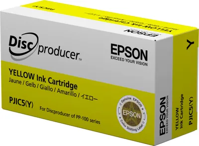 Produktbild von Original EPSON Tinte für Cd Label Printer PP 100 gelb