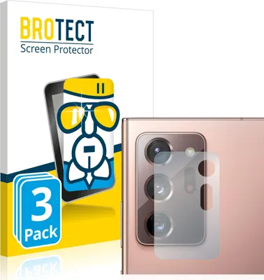 Produktbild von 3x BROTECT Schutzglas für Samsung Galaxy Note 20 Ultra 5G (NUR Kameraschutz) Schutzfolie Panzer Folie Glas Display Schutz klar