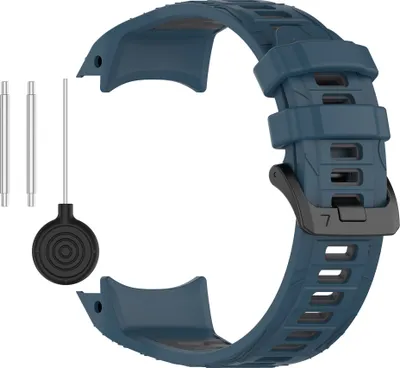 Productafbeelding van INF Siliconen horondband voor Garmin Instinct 3, tweekleurig, blauw, model 2